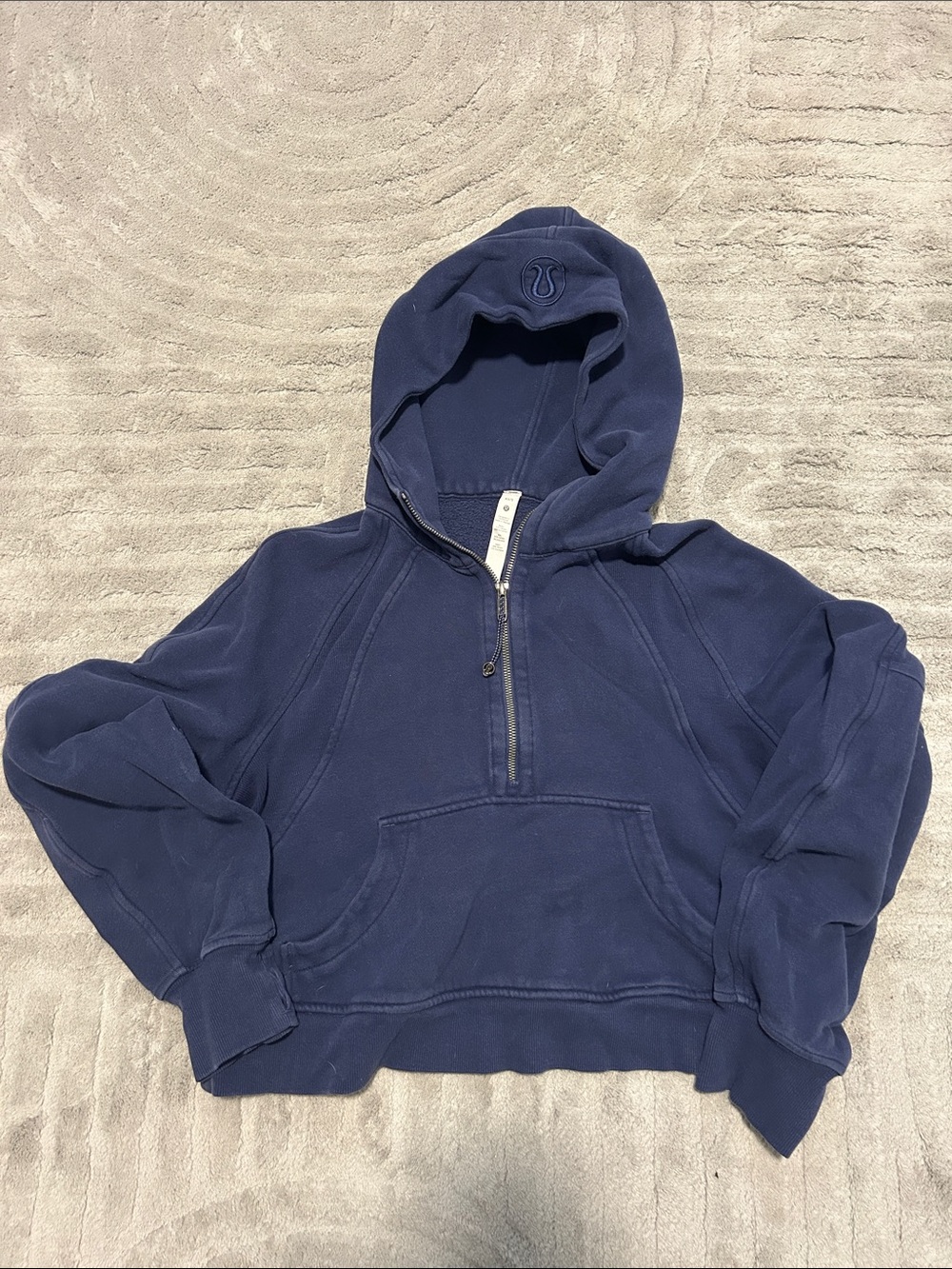 lululemon athletica Scuba Oversized Half-Zip Hoodie in Night Sea (XS/S)